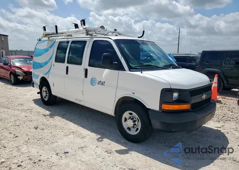 2012 Chevrolet Express G2500 из США, поврежденный, VIN 1GCWGFCG3C1190912